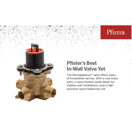 Pfister 1/2 Inch Mixing Rough In Valve (I.P. or Copper Sweat) 5 Pfister 1/2 Inch Mixing Rough In Valve (I.P. or Copper Sweat) - Image 3