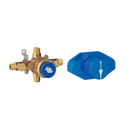 Grohe Universal Pressure Balance Rough-In Valve with Universal Inlets 3 Grohe Universal Pressure Balance Rough-In Valve with Universal Inlets