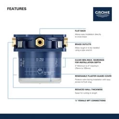Grohe Rapido SmartBox Universal Rough-In 11 Grohe Rapido SmartBox Universal Rough-In -Shower Valves Sales 35601000 pt12