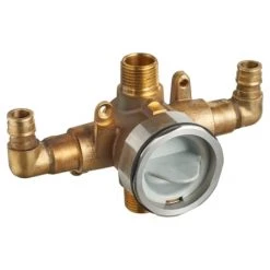 Alternative view of American Standard Flash Shower Rough-In Valve Body with 1/2" PEX Connection Elbows - For Cold Expansion Systems
