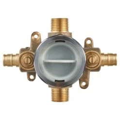 American Standard Flash Shower Rough-In Valve Body with 1/2" PEX Connection with Screwdriver Stops - For Cold Expansion Systems