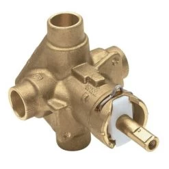 Moen 1/2 Inch Sweat (Copper-to-Copper) Posi-Temp Pressure Balancing Rough-In Valve (No Stops) 11 Moen 1/2 Inch Sweat (Copper-to-Copper) Posi-Temp Pressure Balancing Rough-In Valve (No Stops) -Shower Valves Sales clean moen 2520 63