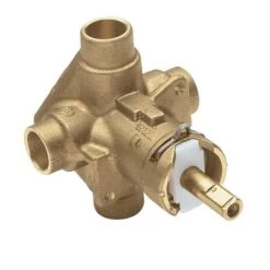 Alternative view of Moen 1/2 Inch Sweat (Copper-to-Copper) Posi-Temp Pressure Balancing Rough-In Valve (No Stops)
