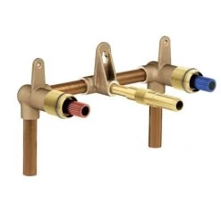 Alternative view of Moen 1/2 Inch Sweat (Copper-to-Copper) Wall Mounted Bathroom Faucet Rough-In Valve with 8 Inch Centers from the M-PACT Collection