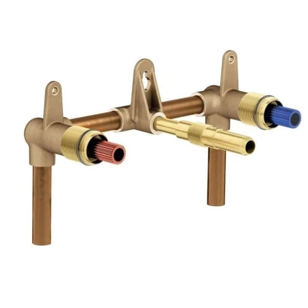 Moen 1/2 Inch Sweat (Copper-to-Copper) Wall Mounted Bathroom Faucet Rough-In Valve with 8 Inch Centers from the M-PACT Collection 4 Moen 1/2 Inch Sweat (Copper-to-Copper) Wall Mounted Bathroom Faucet Rough-In Valve with 8 Inch Centers from the M-PACT Collection - Image 2