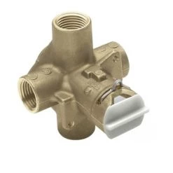 Moen 1/2 Inch IPS Posi-Temp Pressure Balancing Rough-In Valve and Pre-Installed Flush Plug (No Stops) -Shower Valves Sales clean moen fp62300 463