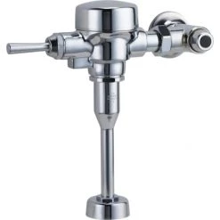 Delta 1 1/2 Inch Top Spud Manual Urinal Flush Valve with 1 Inch Inlet and .13 GPF Flow Rate