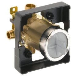 Delta Universal Mixing Rough-In Valve with Service Stops and PEX Cold Expansion Inlets and Universal 1/2" Outlets