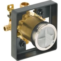 Delta Universal Mixing Rough-In Valve with PEX Crimp Inlets and Universal 1/2" Outlets
