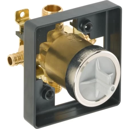 Delta Universal Mixing Rough-In Valve with PEX Crimp Inlets and Universal 1/2" Outlets 3 Delta Universal Mixing Rough-In Valve with PEX Crimp Inlets and Universal 1/2" Outlets