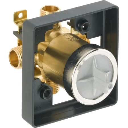 Delta Universal Mixing Rough-In Valve with 1/2" NPT Male thread with 1/2" C.W.T Female Sweat 3 Delta Universal Mixing Rough-In Valve with 1/2" NPT Male thread with 1/2" C.W.T Female Sweat