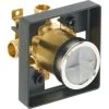 Delta Universal Mixing Rough-In Valve with 1/2" NPT Male thread with 1/2" C.W.T Female Sweat - Box Model 2 Delta Universal Mixing Rough-In Valve with 1/2" NPT Male thread with 1/2" C.W.T Female Sweat - Box Model -Shower Valves Sales delta r10000 unbx 798