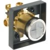 Delta Universal Mixing Rough-In Valve with 1/2" NPT Male thread with 1/2" C.W.T Female Sweat - Box Model High Flow Shower Only 1 Delta Universal Mixing Rough-In Valve with 1/2" NPT Male thread with 1/2" C.W.T Female Sweat - Box Model High Flow Shower Only -Shower Valves Sales delta r10000 unbxhf 810