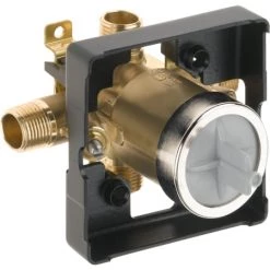 Delta Universal Mixing Rough-In Valve with Service Stops, 1/2" NPT Male thread with 1/2" C.W.T Female Sweat