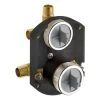 Delta Multichoice Shower Only Universal Rough In with Three Port Diverter and Stops - No Tub Outlet