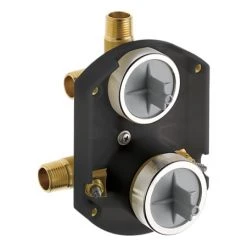 Delta Multichoice Shower Only Universal Rough In with Three Port Diverter and Stops - No Tub Outlet