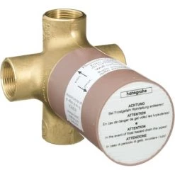 Hansgrohe Quattro Green 3/4" 3-Way Diverter Rough In Valve with No Shared Function