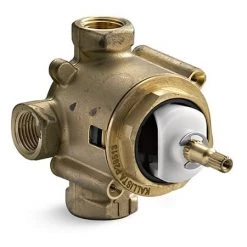 Kallista 1/2" Outlet Diverter Valve with Two or Three Outlets