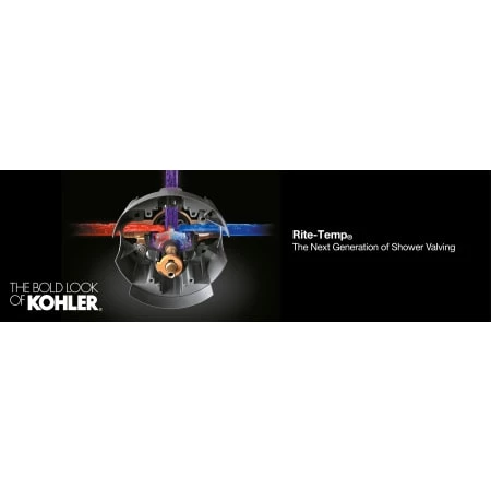 Kohler Rite-Temp Thermostatic Valve Body And Cartridge Kit With Service Stops 5 Kohler Rite-Temp Thermostatic Valve Body And Cartridge Kit With Service Stops - Image 3