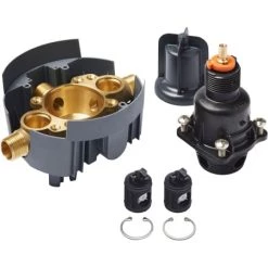 Kohler Rite Temp Pressure-Balancing Valve Body and Cartridge Kit with Service Stops - Supplied Loose