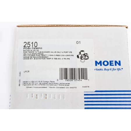 Moen 1/2 Inch IPS Posi-Temp Pressure Balancing Rough-In Valve (No Stops) 4 Moen 1/2 Inch IPS Posi-Temp Pressure Balancing Rough-In Valve (No Stops) - Image 2