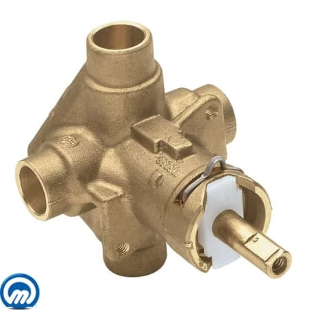 Moen 1/2 Inch Sweat (Copper-to-Copper) Posi-Temp Pressure Balancing Rough-In Valve (No Stops) 3 Moen 1/2 Inch Sweat (Copper-to-Copper) Posi-Temp Pressure Balancing Rough-In Valve (No Stops)