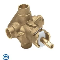 Moen 1/2 Inch Sweat (Copper-to-Copper) Posi-Temp Pressure Balancing Rough-In Valve (No Stops)