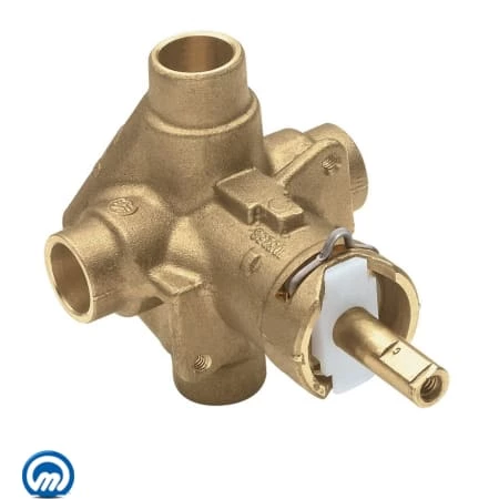 Moen 1/2 Inch Sweat (Copper-to-Copper) Posi-Temp Pressure Balancing Rough-In Valve (No Stops) 3 Moen 1/2 Inch Sweat (Copper-to-Copper) Posi-Temp Pressure Balancing Rough-In Valve (No Stops)
