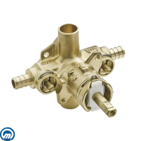 Moen 1/2 Inch PEX Posi-Temp Pressure Balancing Rough-In Valve (With Stops) 3 Moen 1/2 Inch PEX Posi-Temp Pressure Balancing Rough-In Valve (With Stops)