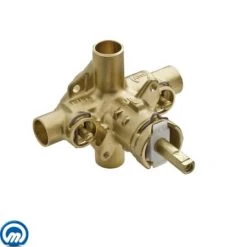 Moen 1/2 Inch Sweat (Copper-to-Copper) Posi-Temp Pressure Balancing Rough-In Valve (With Stops)