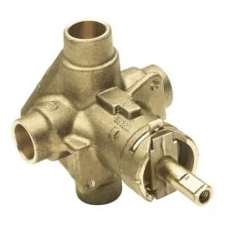 Moen 1/2 Inch Sweat (Copper-to-Copper) Posi-Temp Pressure Balancing Rough-In Valve (No Stops)