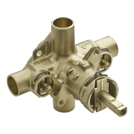 Moen 1/2 Inch Sweat (Copper-to-Copper) Posi-Temp Pressure Balancing Rough-In Valve (With Stops) 3 Moen 1/2 Inch Sweat (Copper-to-Copper) Posi-Temp Pressure Balancing Rough-In Valve (With Stops)