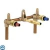 Moen 1/2 Inch Sweat (Copper-to-Copper) Wall Mounted Bathroom Faucet Rough-In Valve with 8 Inch Centers from the M-PACT Collection 2 Moen 1/2 Inch Sweat (Copper-to-Copper) Wall Mounted Bathroom Faucet Rough-In Valve with 8 Inch Centers from the M-PACT Collection -Shower Valves Sales moen 9700 237