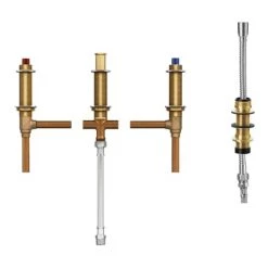 Moen 1/2 Inch Sweat (Copper-to-Copper) Roman Tub Rough-In Valve with Diverter and 10 Inch Minimum Centers and 69 Inch Shower Hose from the M-PACT Collection