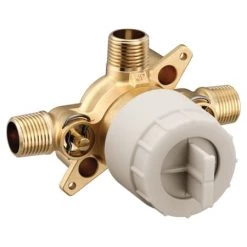 Moen M-Core 3 Port Pressure Balanced 1/2" CC and IPS Shower Only Valve with Stops