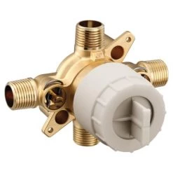 Moen M-Core 4 Port Pressure Balanced 1/2" CC and IPS Tub and Shower Valve with Stops