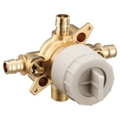Moen M-Core 4 Port Pressure Balanced 1/2" Cold Expansion PEX Tub and Shower Valve with Stops