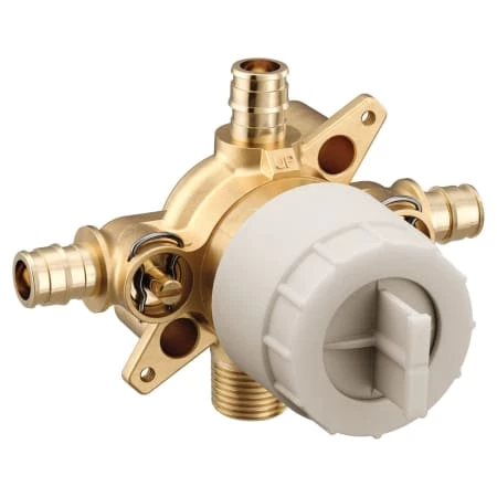 Moen M-Core 4 Port Pressure Balanced 1/2" Cold Expansion PEX Tub and Shower Valve with Stops 3 Moen M-Core 4 Port Pressure Balanced 1/2" Cold Expansion PEX Tub and Shower Valve with Stops
