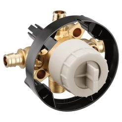 Alternative view of Moen M-Core 4 Port Pressure Balanced 1/2" Cold Expansion PEX Tub and Shower Valve with Stops