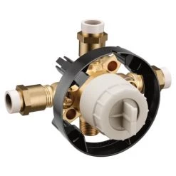 Alternative view of Moen M-Core 4 Port Pressure Balanced 1/2" CPVC Tub and Shower Valve with CC and IPS Tub Outlet and Stops