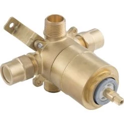 PROFLO Pressure Balanced CPVC Ceramic Tub and Shower Valve without Stops (1/2" Connection)