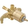 PROFLO Pressure Balanced Tub and Shower Faucet Valve with Stops PEX ASTM F1807 Crimp Connector -Shower Valves Sales proflo pf4001p90 7004816