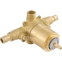 PROFLO Pressure Balanced Tub and Shower Faucet Valve with Stops PEX ASTM F1960 Uponor (Wirsbo) Connector