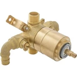 PROFLO Pressure Balanced Tub and Shower Faucet Valve with Stops PEX ASTM F1960 Uponor (Wirsbo) Connector