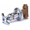 T and S Brass Shut-Off Control Valve with Adjustable Flange, Concealed Body, Cross Handle and Blue Index -Shower Valves Sales t and s brass 0rk2