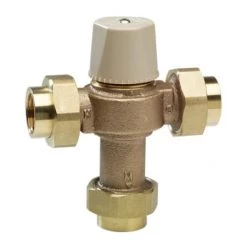 Watts LFMMV-UT 1/2" Lead Free Thermostatic Mixing Valve with Threaded Connections